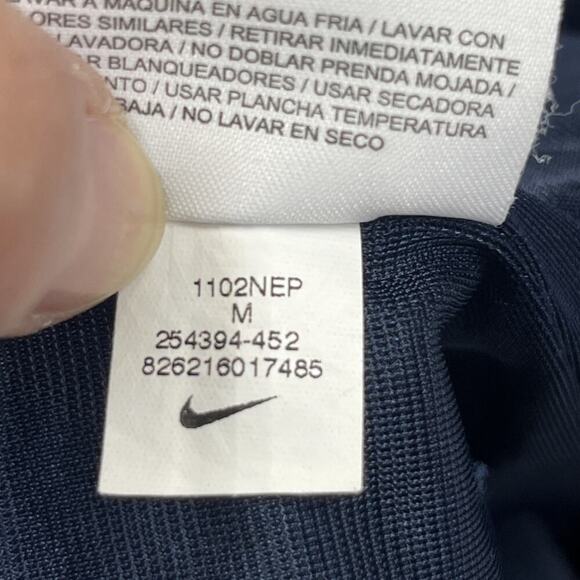 Nike Basketball Shorts Lined Size Medium Blue Pockets Workout Gym Fitness - Picture 12 of 16